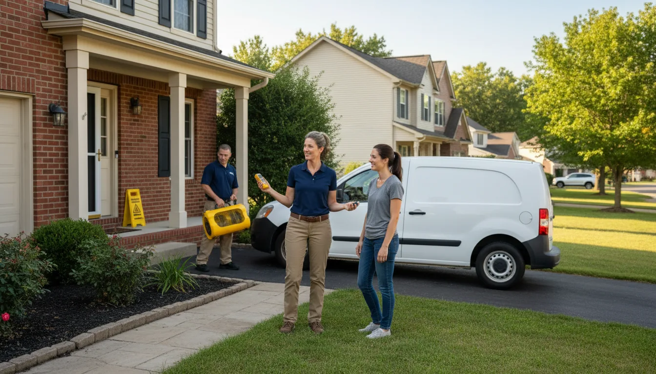 Water restoration image for Fire And Smoke Damage Restoration in Wilkinson, IN